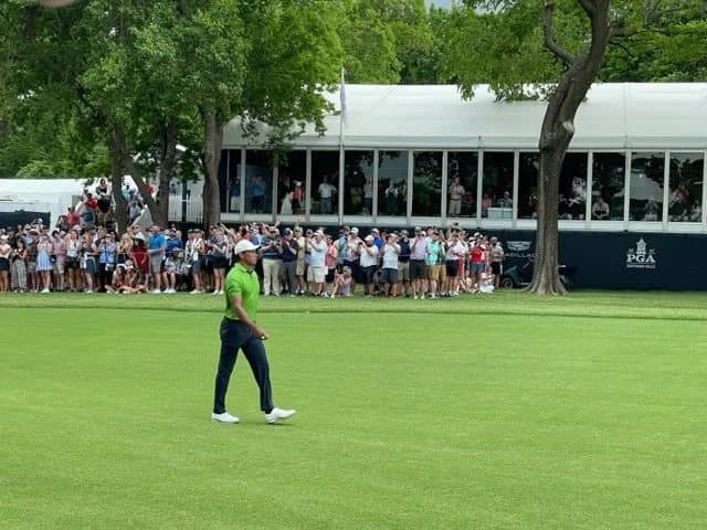 PGA Championship temporary infrastructure in Tulsa, OK